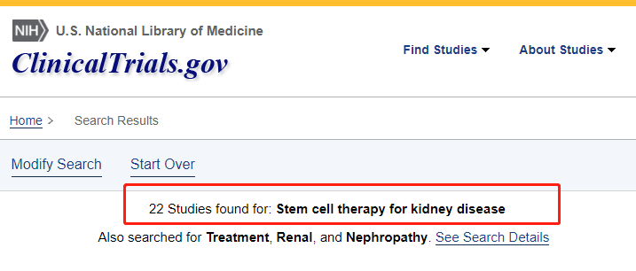 間充質干細胞治療腎病的臨床試驗