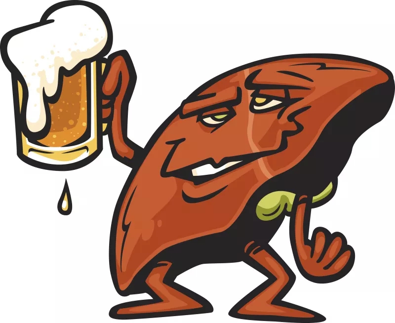 酒精相關的肝?。侯愋?、癥狀、風險因素