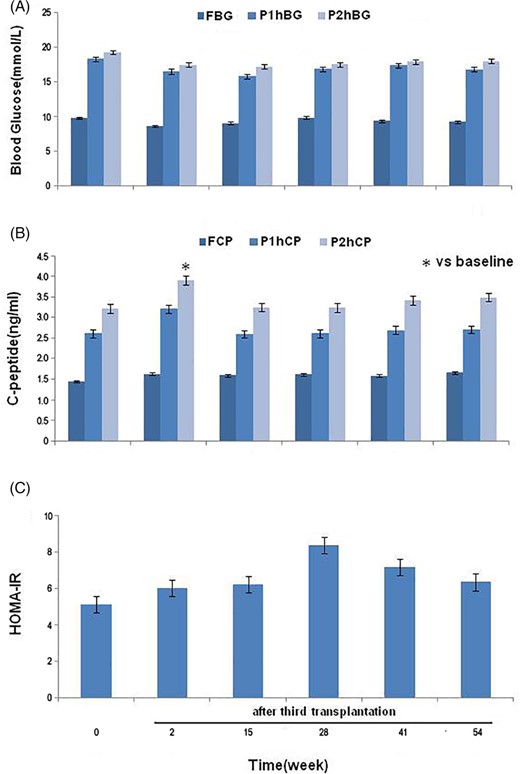 圖2：饅頭餐試驗(yàn)中糖代謝及胰島功能的變化。