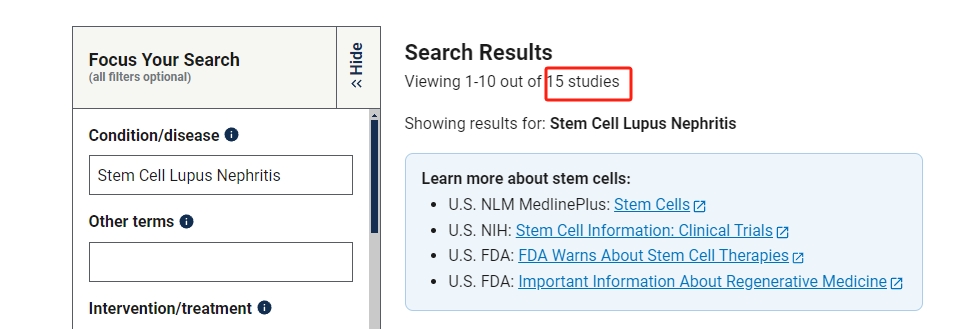 干細胞治療狼瘡性腎炎的臨床研究進展