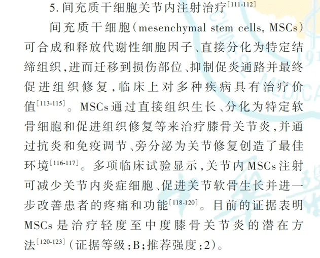 中國骨關(guān)節(jié)炎診療指南（2024版）