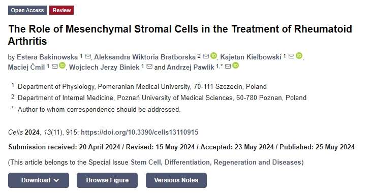 間充質干細胞在類風濕關節炎治療中的作用