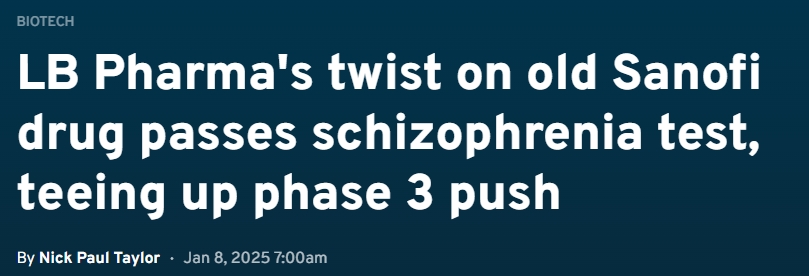 LB-102 治療精神分裂癥的 II 期臨床試驗(yàn)取得積極進(jìn)展